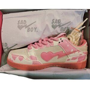 SAD BOY strawberry milk sneakers size 12 OG SAGA